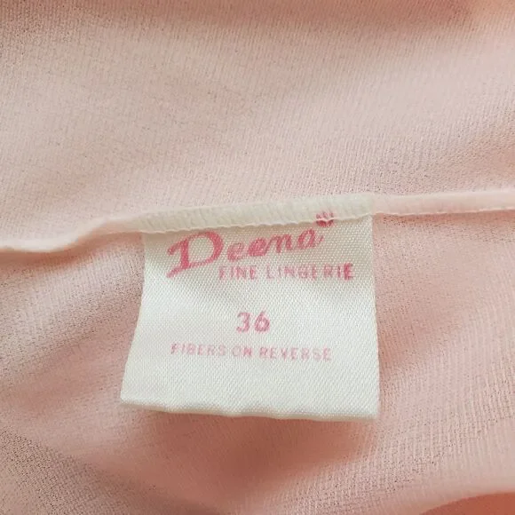Vintage 60s Deena Pink Slip Tank Top - Picture 7 of 9